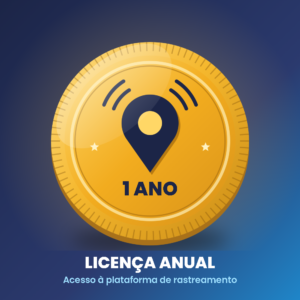Moeda dourada – licença anual de rastreamento